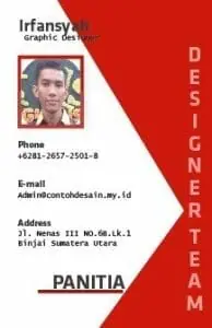 contoh name tag