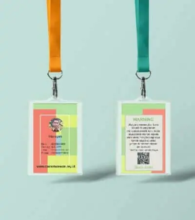 Contoh Id Card Peserta Pelatihan Komputer