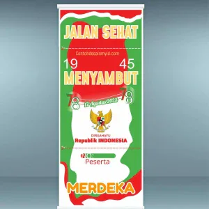 Roll Up Banner Jalan Sehat 17 Agustus