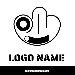 Logo Invisible Clear Hand