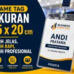 Maksimalkan Penggunaan Name Tag Ukuran 15 x 20: Memperkenalkan Diri dengan Gaya