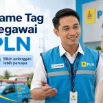 Name Tag Pegawai PLN: Identitas dan Keprofesionalan Dalam Satu Aksesori
