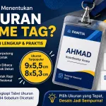 Bingung Menentukan Ukuran Name Tag, Mari Simak Sekarang !