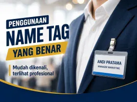 Penggunaan Name Tag yang Benar, Ini Manfaat dan Etikanya