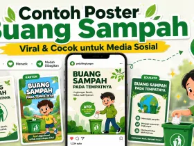 Contoh Poster Buang Sampah Pada Tempatnya yang Viral dan Cocok untuk Kampanye Media Sosial