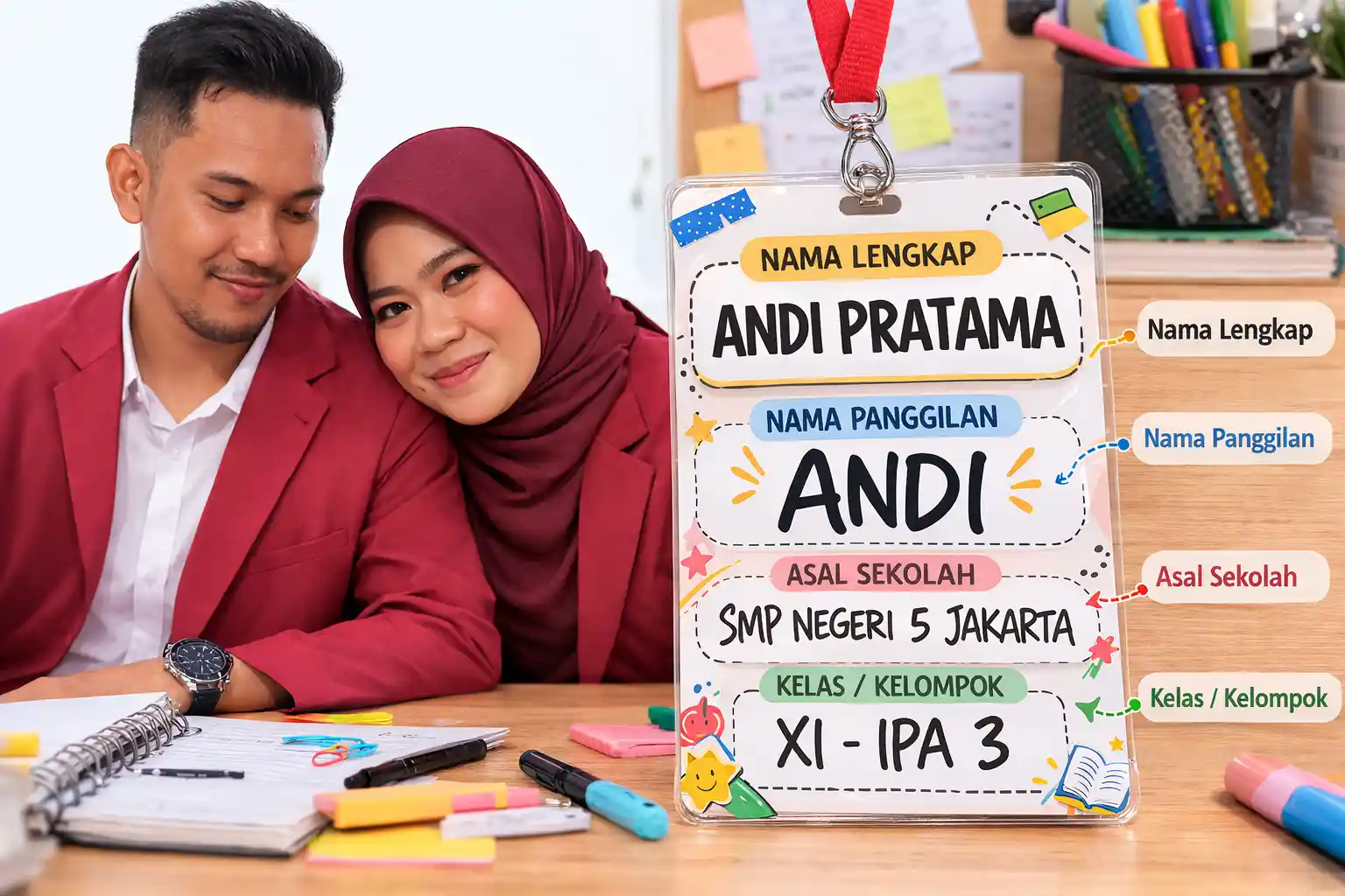 Isi Tulisan Name