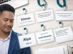Tulisan Name Tag yang Benar: Format Nama, Jabatan, dan Instansi yang Tepat
