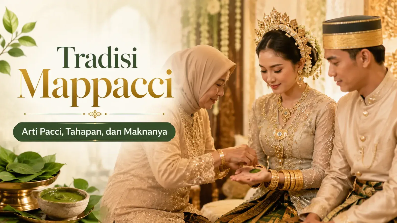 Tradisi Mappacci: Arti Daun Pacar, Tahapan Acara, dan Makna Simboliknya