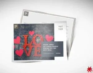 contoh postcard
