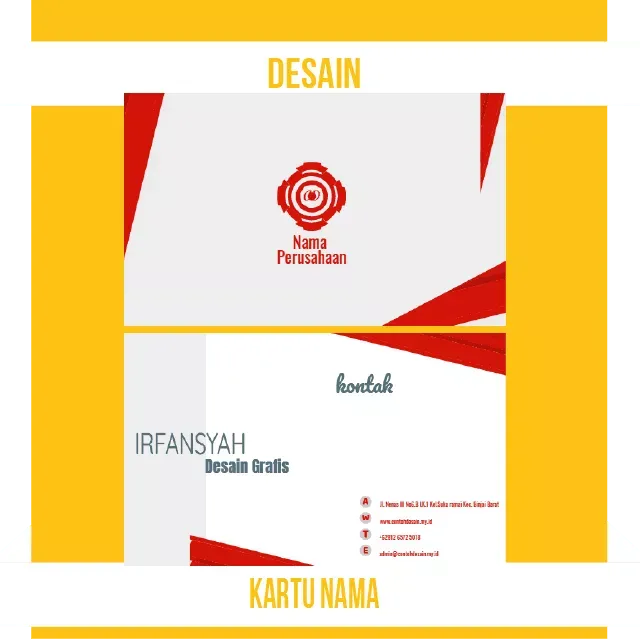 Desain Kartu Nama
