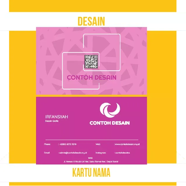 Desain Kartu Nama