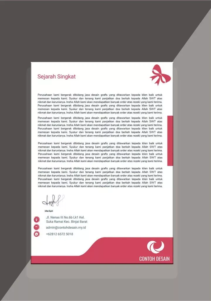 Desain Kop Surat #0002