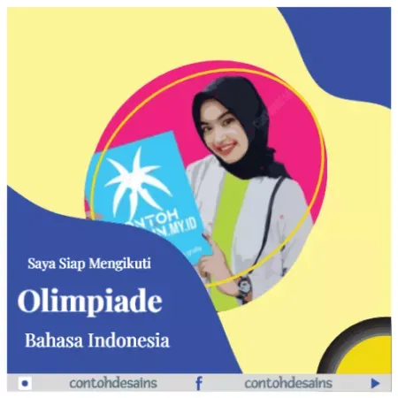 Re - Desain Twibbon Olimpiade B.Indonesia Smk Muhammadiyah 3 Metro Lampung
