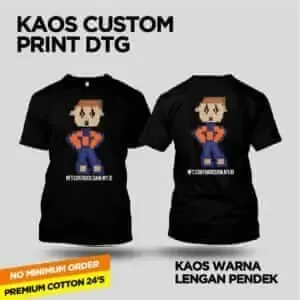 Baju Kaos NFT contohdesainmyid.com Irfanist Karakter