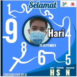 Twibbon Hari Badan Pusat Statistik 2022