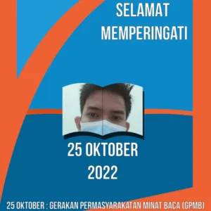 Twibbon  Gerakan Permasyarakatan Minat Baca (GPMB) 2022