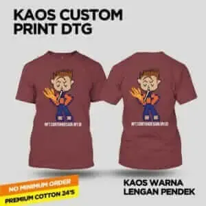 Baju Kaos NFT contohdesainmyid.com Ekonist Smooking