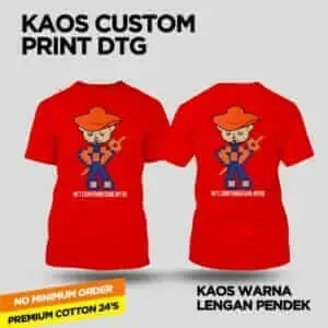 Baju Kaos NFT contohdesainmyid.com Ekonist dengan Topi dan Pedang Pelita