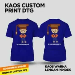 Baju Kaos NFT contohdesainmyid.com Ekonist dengan Topi Amaden