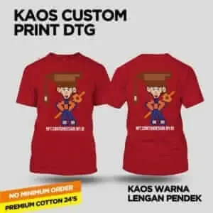 Baju Kaos NFT contohdesainmyid.com Ekanist dengan Topi Amaden dan Pedang Pelita