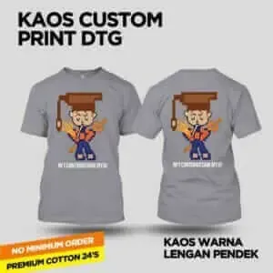 Baju Kaos NFT contohdesainmyid.com Ekonist Smooking dengan Topi Amaden dan Pedang Pelita