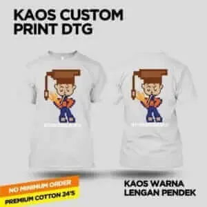 Baju Kaos NFT contohdesainmyid.com Ekonist Smooking dengan Topi Amaden