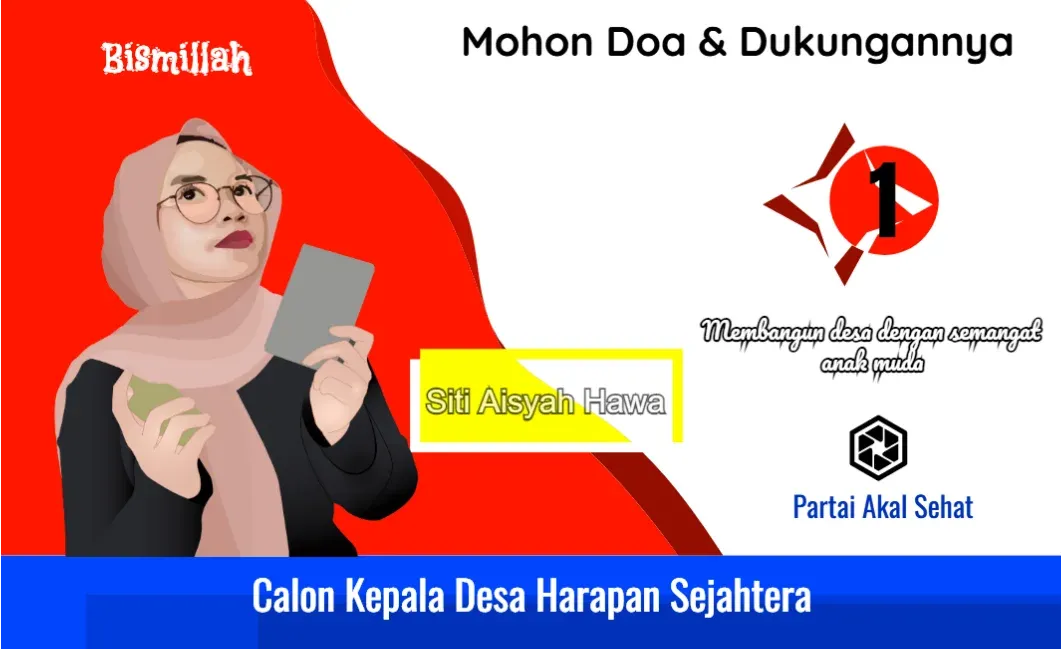 Desain Kartu Nama Kades