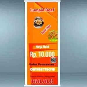 Roll Banner lumpia beef