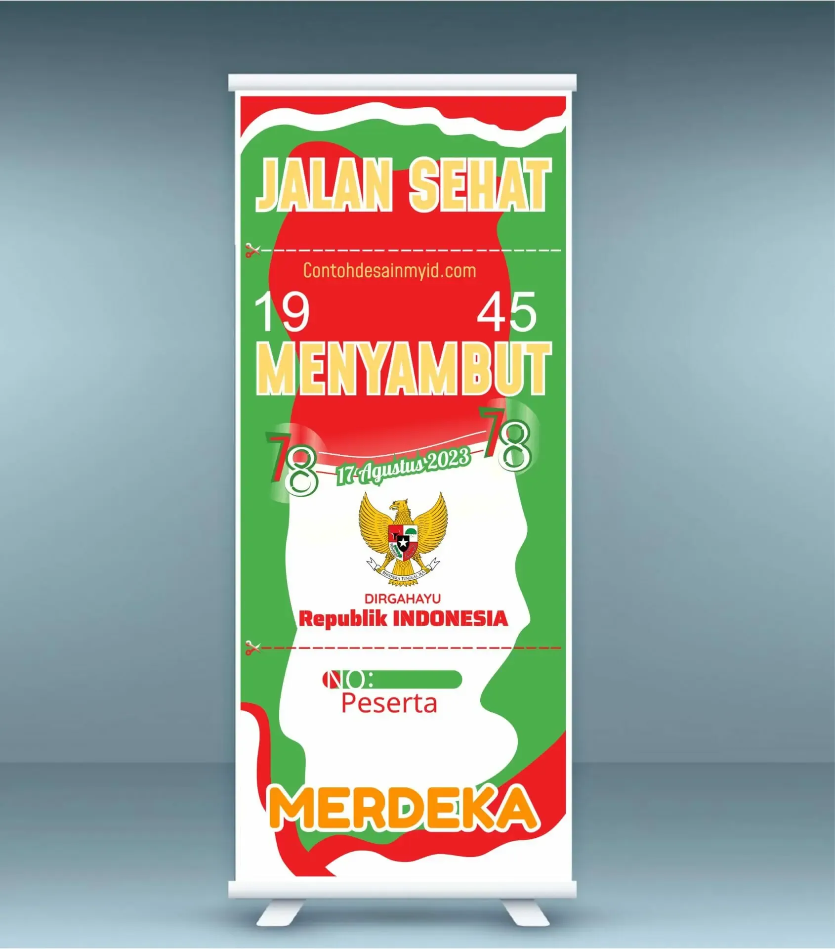 Banner Jalan Sehat 17 Agustus