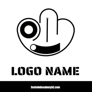 Logo Invisible Clear Hand