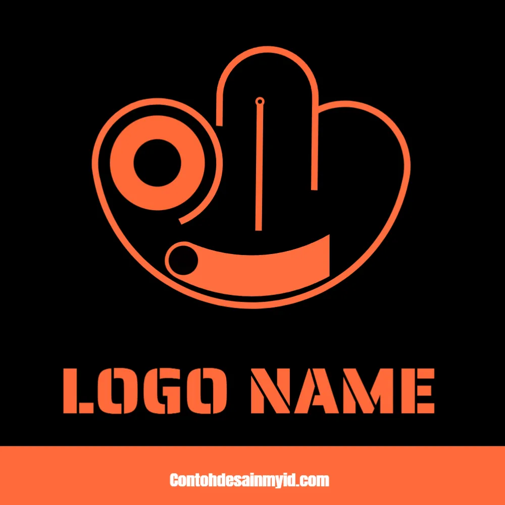 Logo Invisible Clear Hand