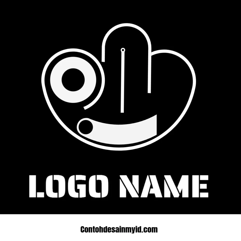 Logo Invisible Clear Hand