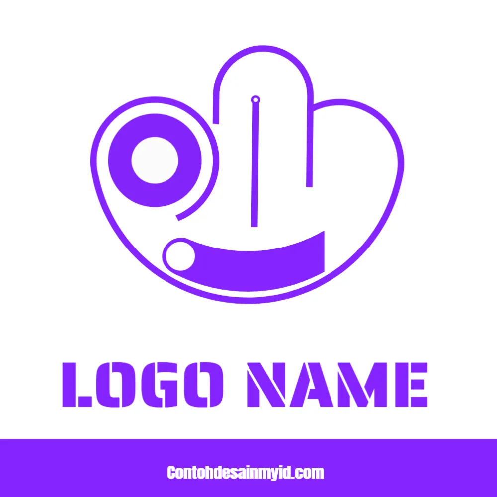 Logo Invisible Clear Hand - Gambar 2