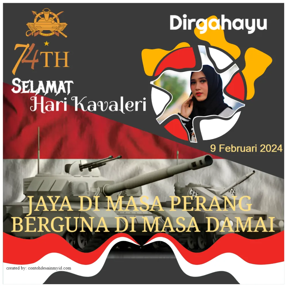 Twibbon Hari Kavaleri 2024