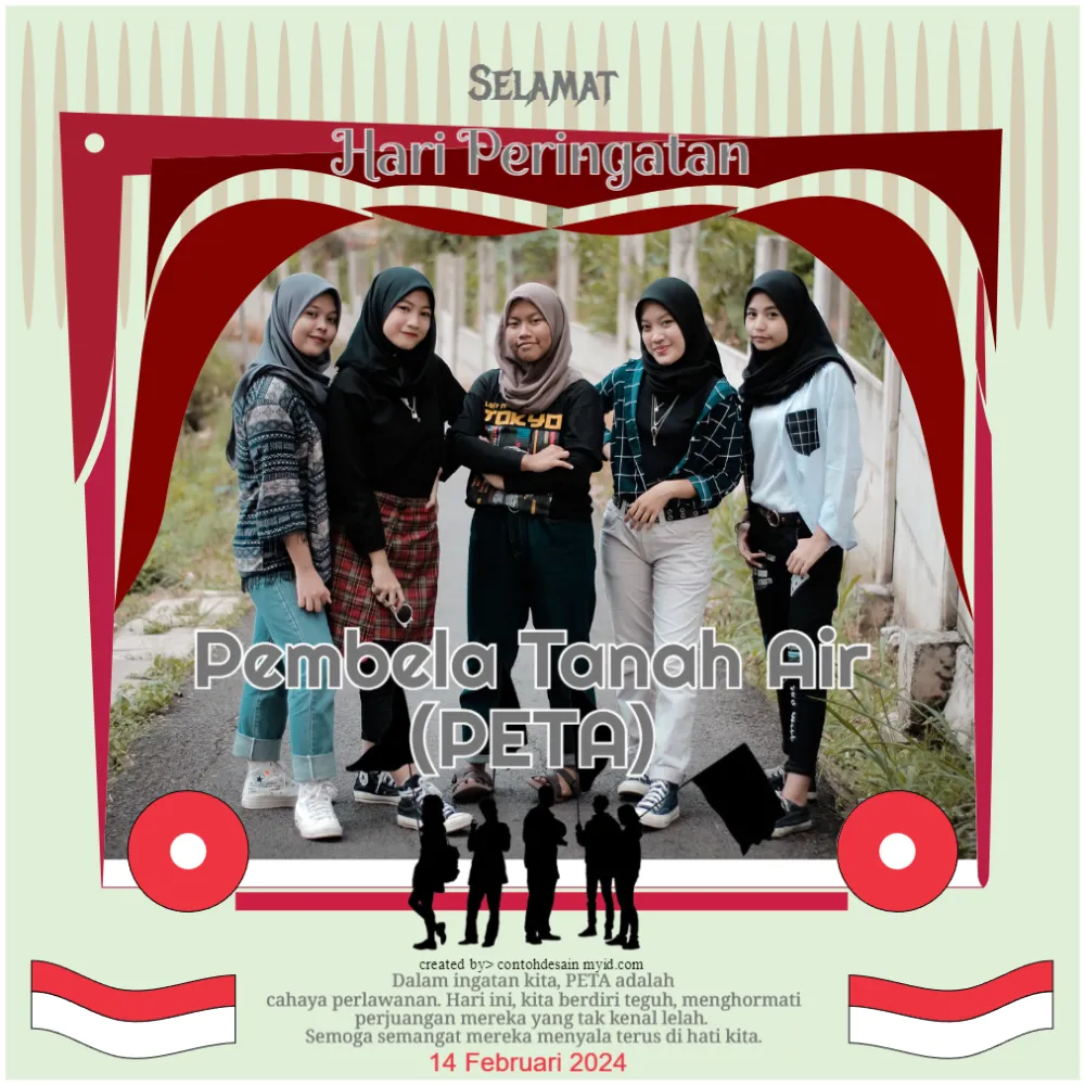 Twibbon Hari Peringatan Pemberontakan Pembela Tanah Air (PETA)