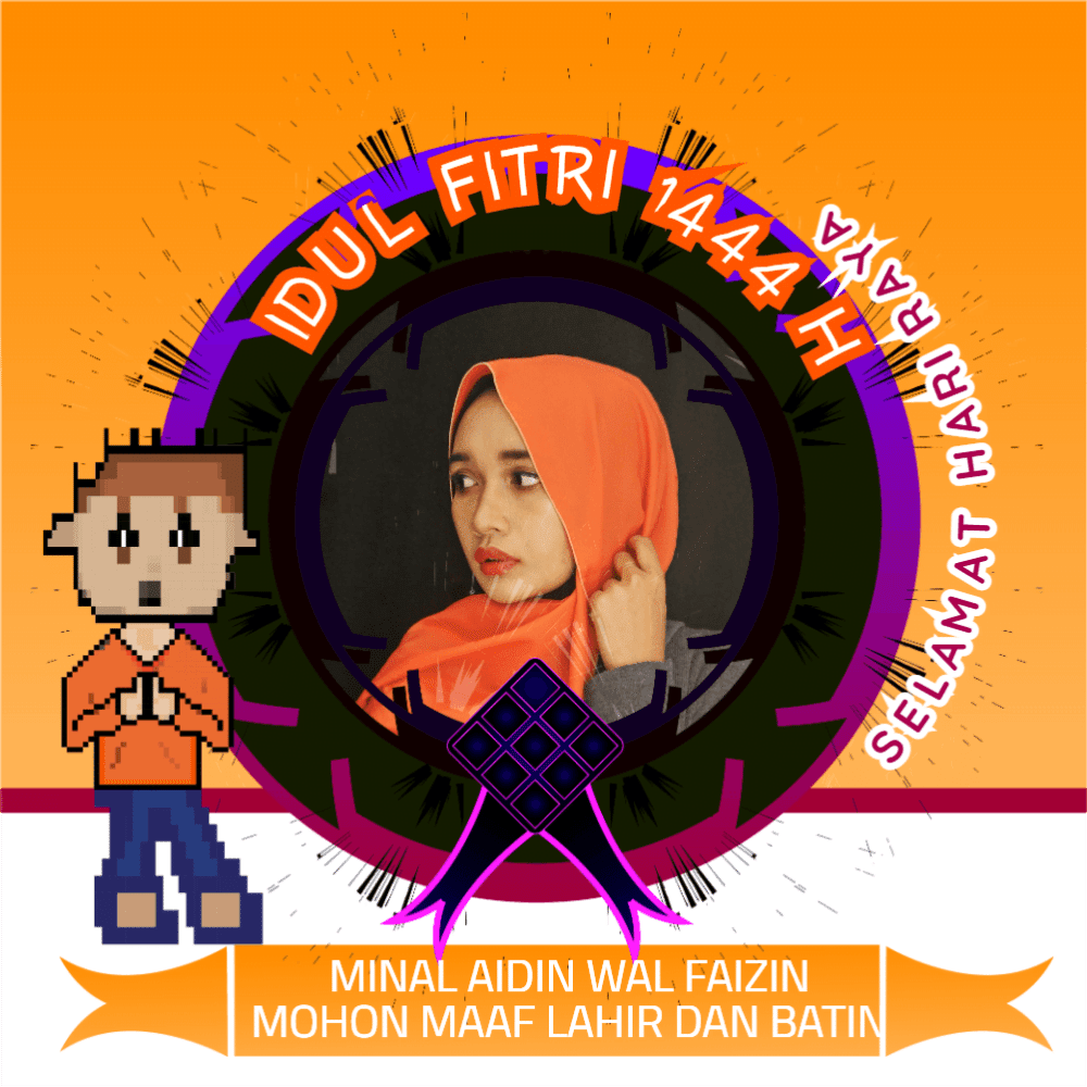 Twibbon Idul Fitri Aesthetic