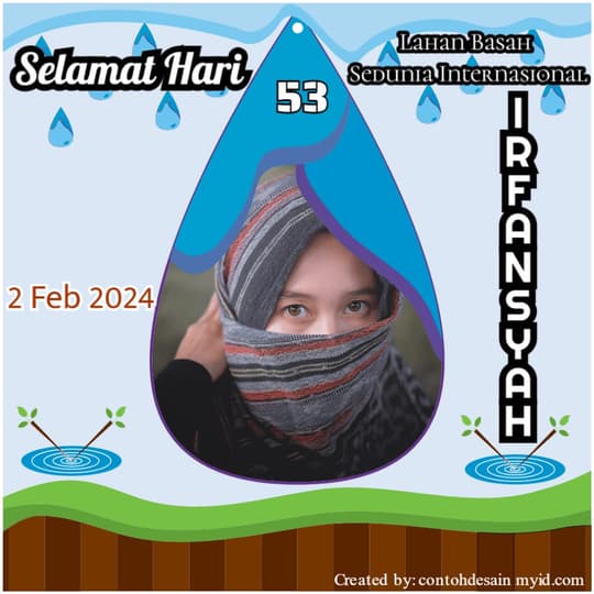 Twibbon hari lahan basah sedunia 2024