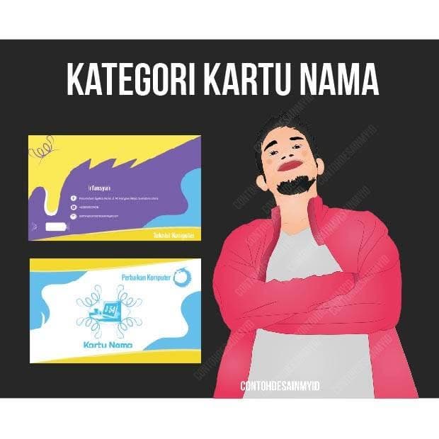 Kartu Nama Teknisi Komputer