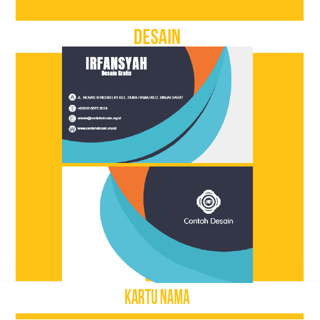 Desain Kartu Nama #0004 1 Desain Kartu Nama
