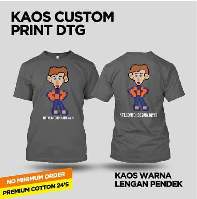 Baju Kaos NFT contohdesainmyid.com Ekanist Karakter 1 Baju Kaos NFT contohdesainmyid.com Ekanist Karakter