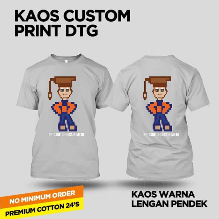 Baju Kaos NFT contohdesainmyid.com Adolnist Karakter 1 baju kaos