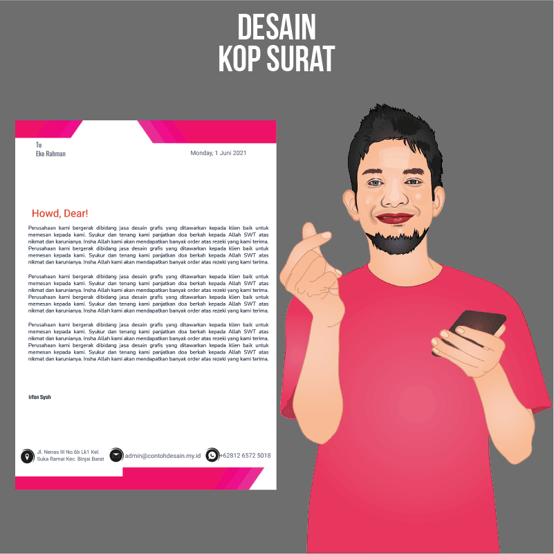 Desain Kop Surat #0008 - Gambar 2