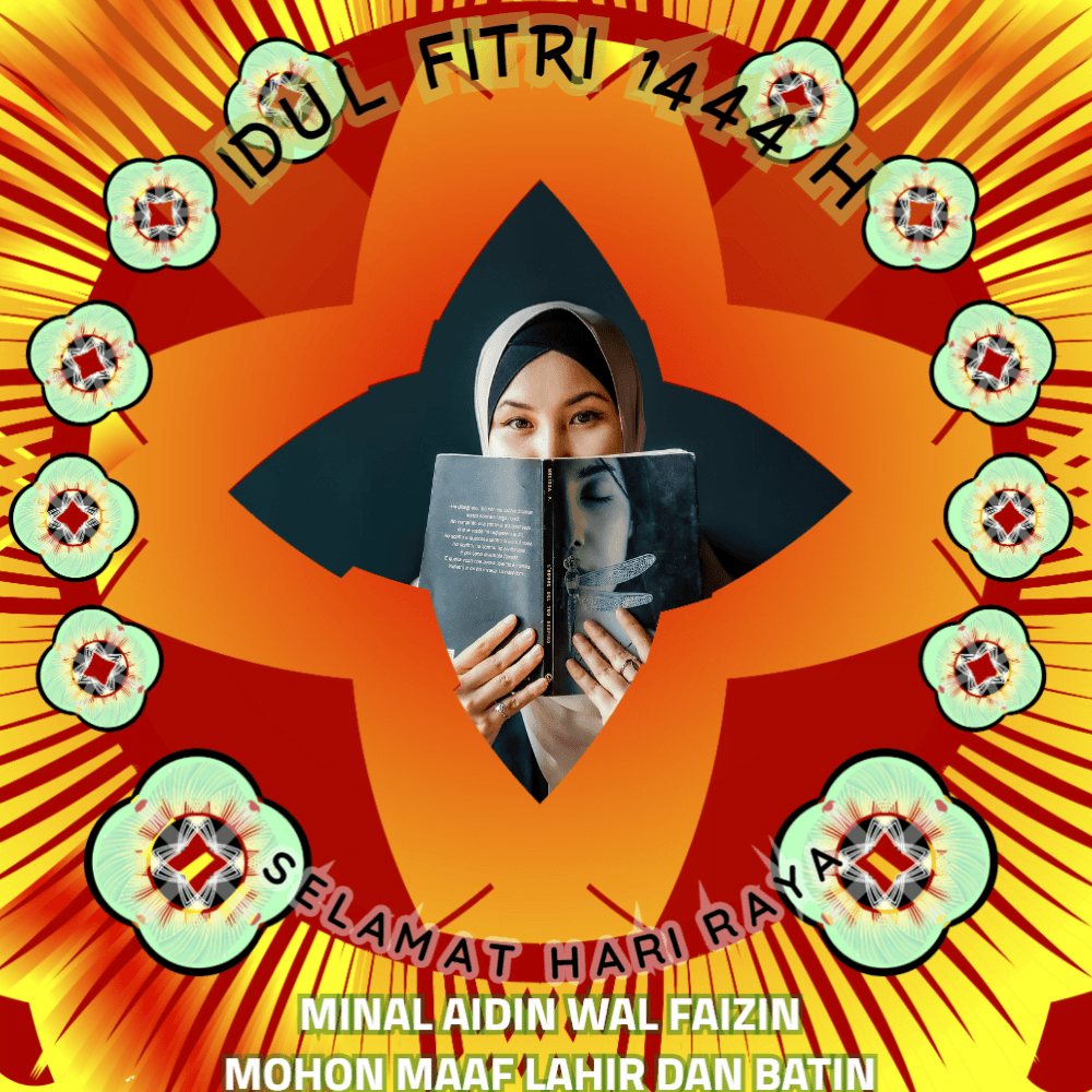 Twibbon Idul Fitri Estetik
