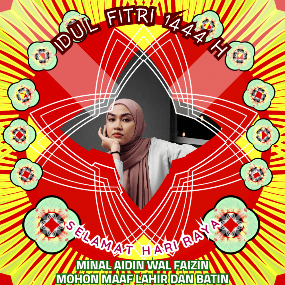 Twibbon Idul Fitri Estetik
