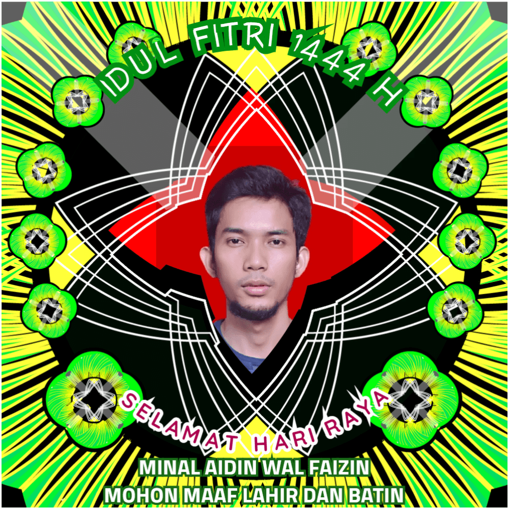 Twibbon Idul Fitri Estetik