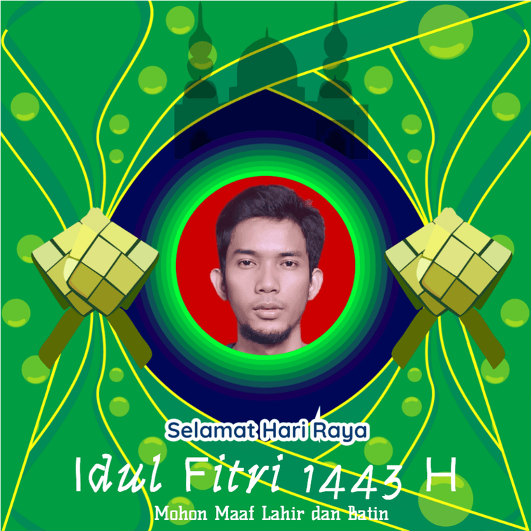 Twibbon Idul Fitri Estetik 1444 h