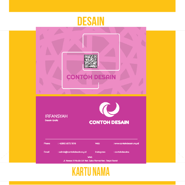 Desain Kartu Nama