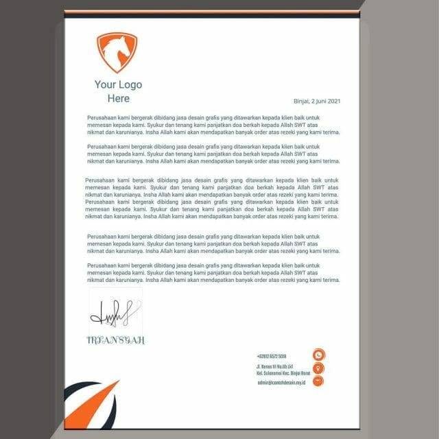 desain kop surat