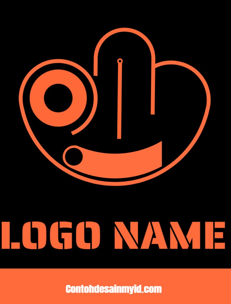 Logo Invisible Clear Hand